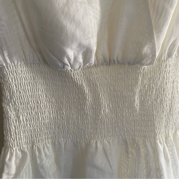 Ramy Brook Bridgette Flutter Sleeve Ruffled V-Neck Dress. Size S - Picture 6 of 15